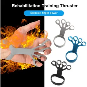 TopRated Silicone Grip Device Finger Exercise Stretcher for Arthritis Hand Grip Trainer to Strengthen Rehabilitation and Relieve Pain Elegant Gift