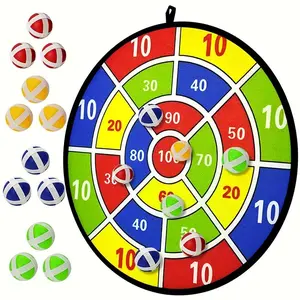 Sticky Ball Dart Target Plate (1 set), Outdoor Parent Child Interactive Suction Cup Ball, Sticky Ball Target Plate Indoor Throwing Toy, Entertainment and Leisure Sports Training Throwing Toy