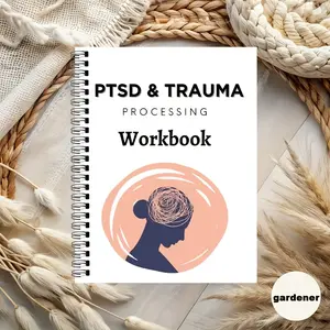 Trauma & Ptsd Workbook, Stress Management Techniques, Emotional Healing Journal, Mindfulness Journal, Wellness Journal, Self-Care Diary, Daily Reflection Plan, Mental Health Support, Planner, Daily Prompts, Guided Entries, Spiral Bound Planner