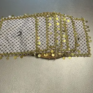 Henna and wedding night  kufiyah style dancing handkerchief ( sold in a  dozen/ 12 piece )