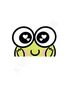 Froggy Peeker Sticker
