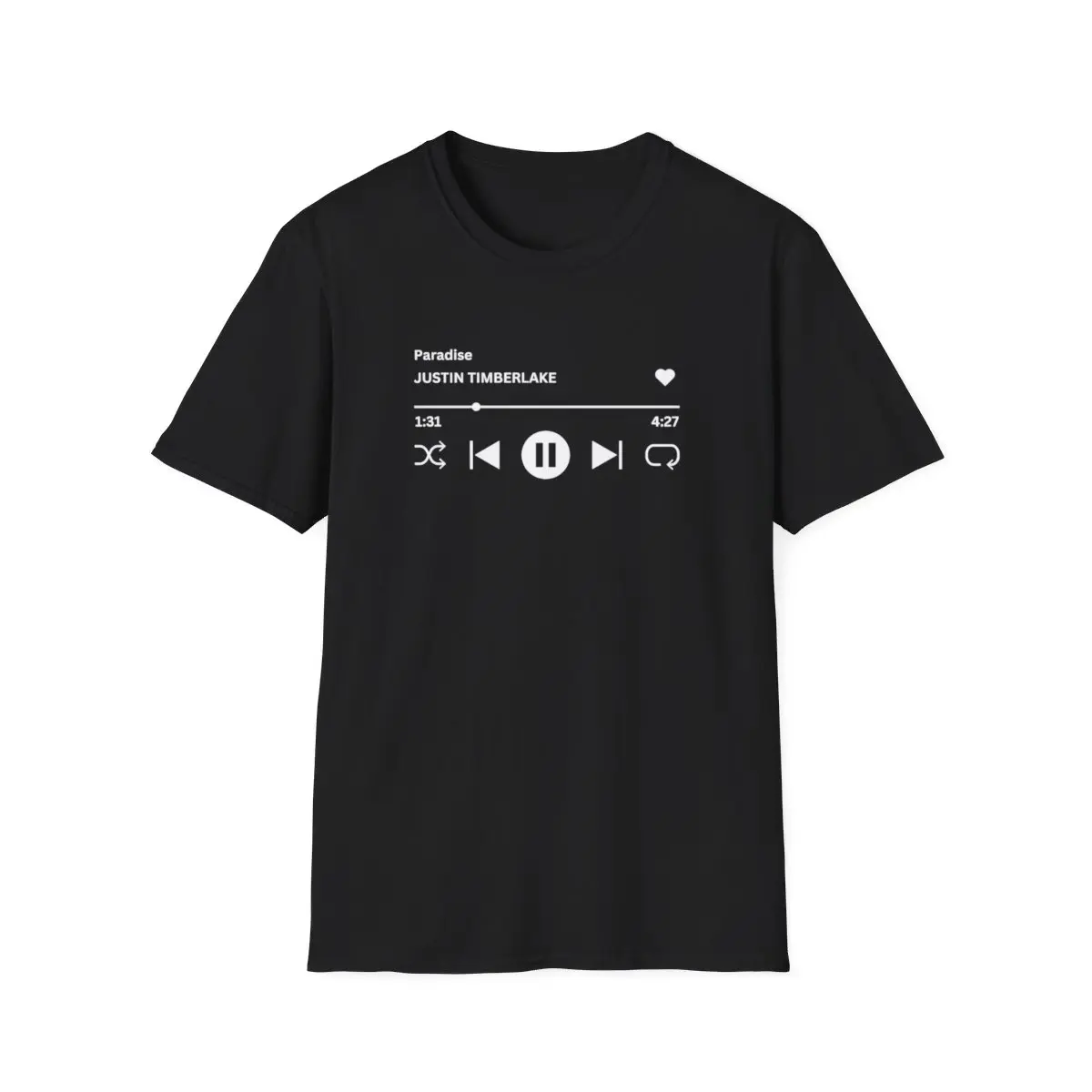 Justin Timberlake & NSYNC Paradise Casual Unisex Shortsleeve Graphic  Stylish Shirt songtrack