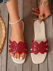 Women's Flat Sandals, Fashionable and Comfortable Casual Shoes, Perfect for Daily Wear, Elegant and Stylish Footwear for Women