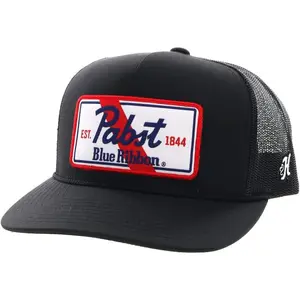 Officially Licensed Pabst Blue Ribbon One Size Fits All Adjustable Snapback Hat for Men and Women Mesh Back Trucker Hat