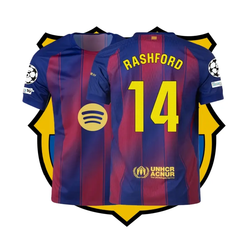 2025-26 Home Kit Lamine Yamal #10 Fan Edition Adult Short-Sleeve
