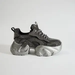 Augusta Silver  Women`s Spring Casual Sneakers