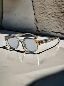 Unisex Vintage Tinted Lenses Sunglasses, High Quality Sunglasses, Trendy Casual Sunglasses for Everyday Use, Fashion Accessories for Outdoor Activities