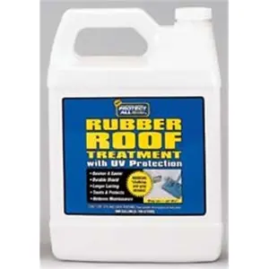 212 MAIN Thetford Rubber Roof Treatment - 1 gal., Durable Shield, Element Protection, Polymer Coating, Powdery Chalk, Maintenance Accessory for Sports Collectibles Care