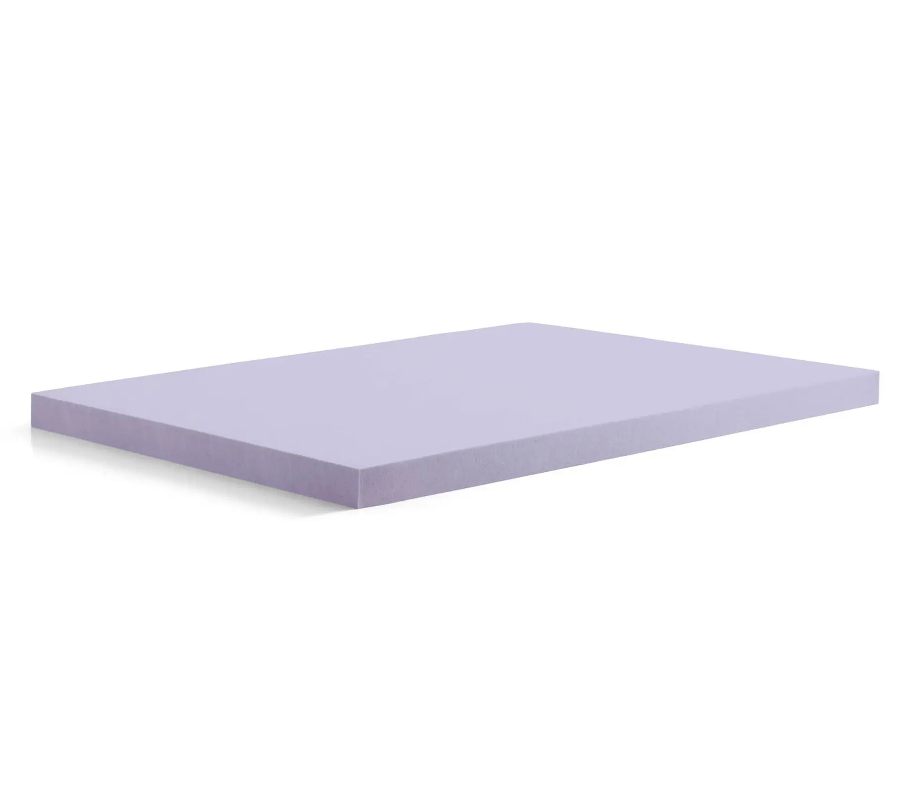 Lucid 4" Lavender and Gel Memory Foam Mattress Topper - Queen