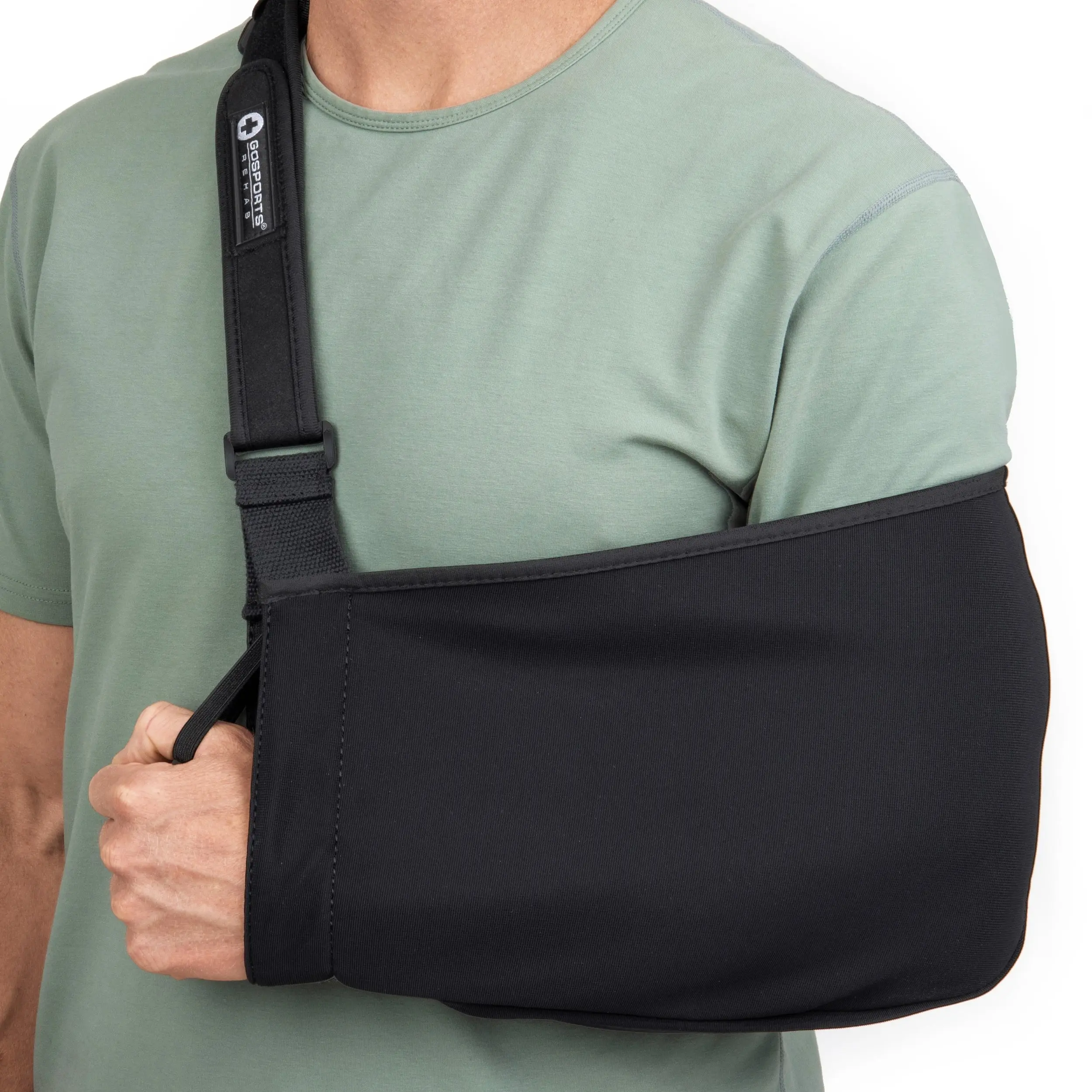 GoSports Arm Sling for Shoulder Injury, Elbow Injury, and Torn Rotator Cuff - Adjustable Shoulder Sling for Men & Women - Left & Right Arm Sling