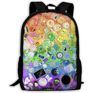 Casual Shoulder Bookbag, Battle for Bfdi Backpack Travel Bag Knapsack Fun