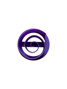 Spiral Pattern Concha Stamp