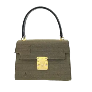 Pre-owned FENDI Canvas Shoulder Bags 8.27'' R1299 Shoulder Bag C1369917692 0409 T4 Kay