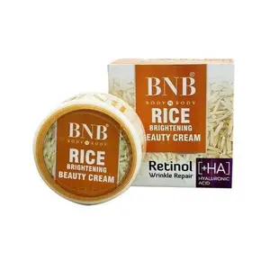 BNB Rice Brightening Beauty Cream with Retinol & Hyaluronic Acid for Wrinkle Repair & Deep Hydration Reduces Fine Lines & Dark Spots