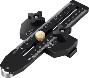 GJAHSH Fast Thin Ripping Guide for Table Saw,  Precise Repetitive Narrow Cuts, Adjustable Thin Rip Jig Fits 3/4" x 3/8" T-Track & Miter Slot, Band Saw & Router Table Compatible fathersdaygift