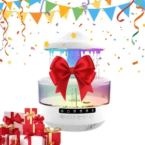 New Smart Ultrasonic Essential Oil Diffuser, Portable Noise Music Air Humidifier, Droplet Electric Micro Landscape Aroma Humidifier, Aromatherapy Humidifier