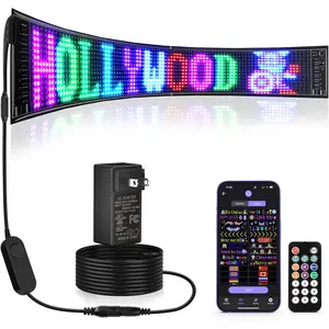 Bluetooth Controlled LED Devil's Eye Sign, Flex LED Display,USB Powered LED Car Neon Eye ,Suitable for Windows of Cars and Trucks flexible  led led car bluetooth sign,fathersdaygifts RGB UBER Decorative Logo