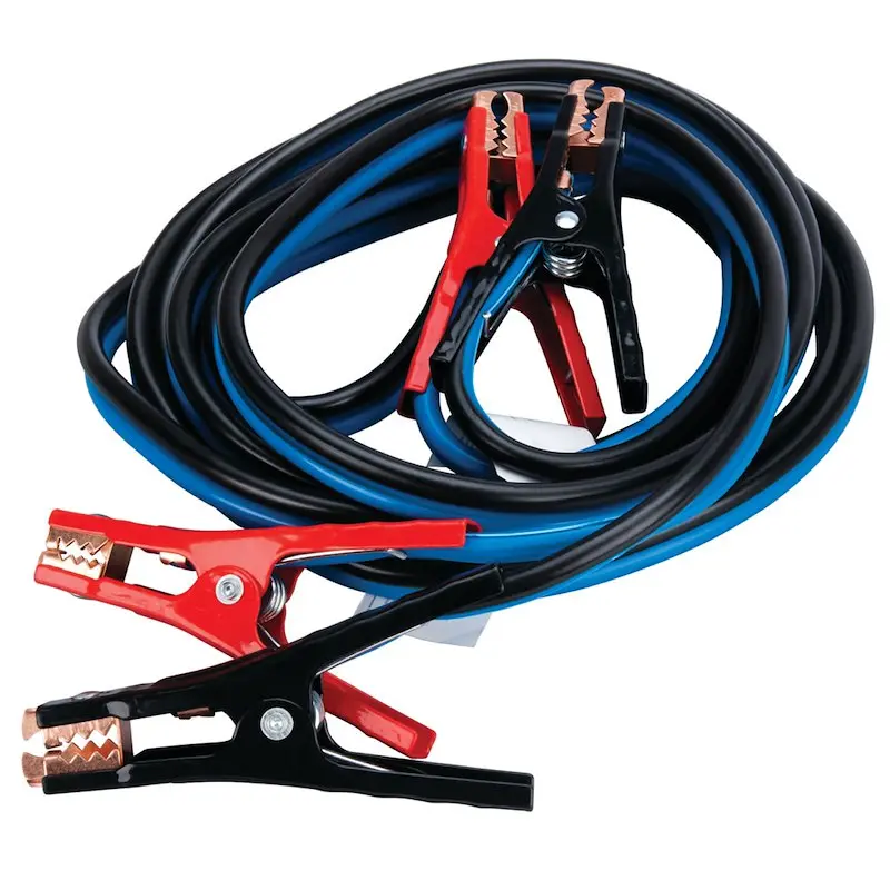 Heavy Duty Jumper Cables with Clamps, 600A 4-Gauge 20ft, Durable Insulation for Cars, Trucks, RV | Fast Emergency Jump Start Kit