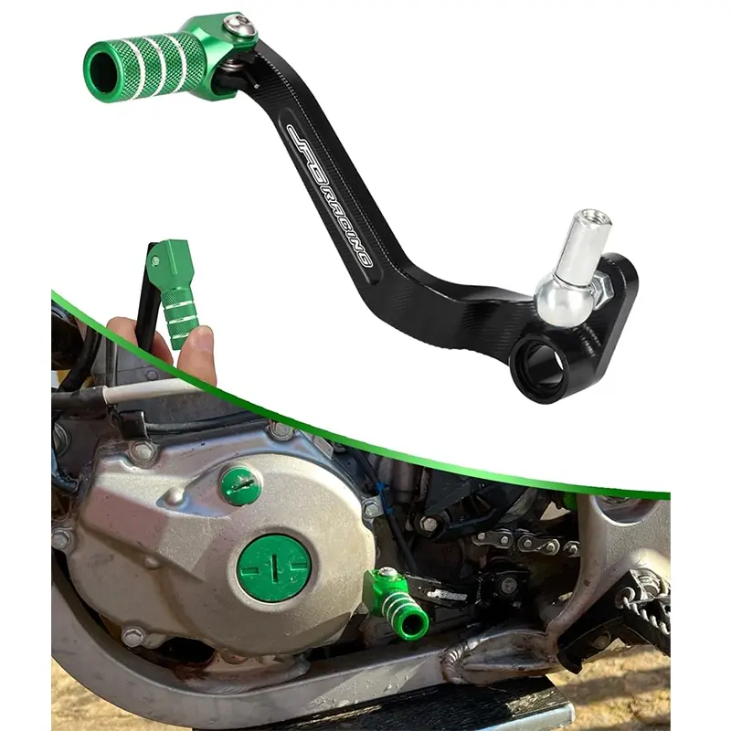 Dirt Bike Shifter Folding Gear Shift Pedal Lever Aluminum for Kawasaki KLX140 2008-2024 KLX140L 2008-2024 KLX140G 2017-2024 Motor Parts Accessories
