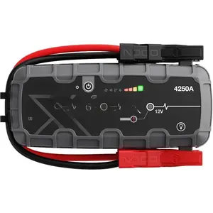 GBX155 4250A 12V UltraSafe Portable Lithium Jump Starter, Car Battery Booster Pack, USB-C Powerbank Charger, and Jumper