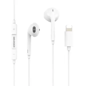 Lightning Wired Earphones for iPhone 14/13/12/11 Series, In-Ear Wired Earbuds with Microphone & Volume Control, Plug & Play Wired Headphones for iPhone SE/XR/XS/X/8 Series