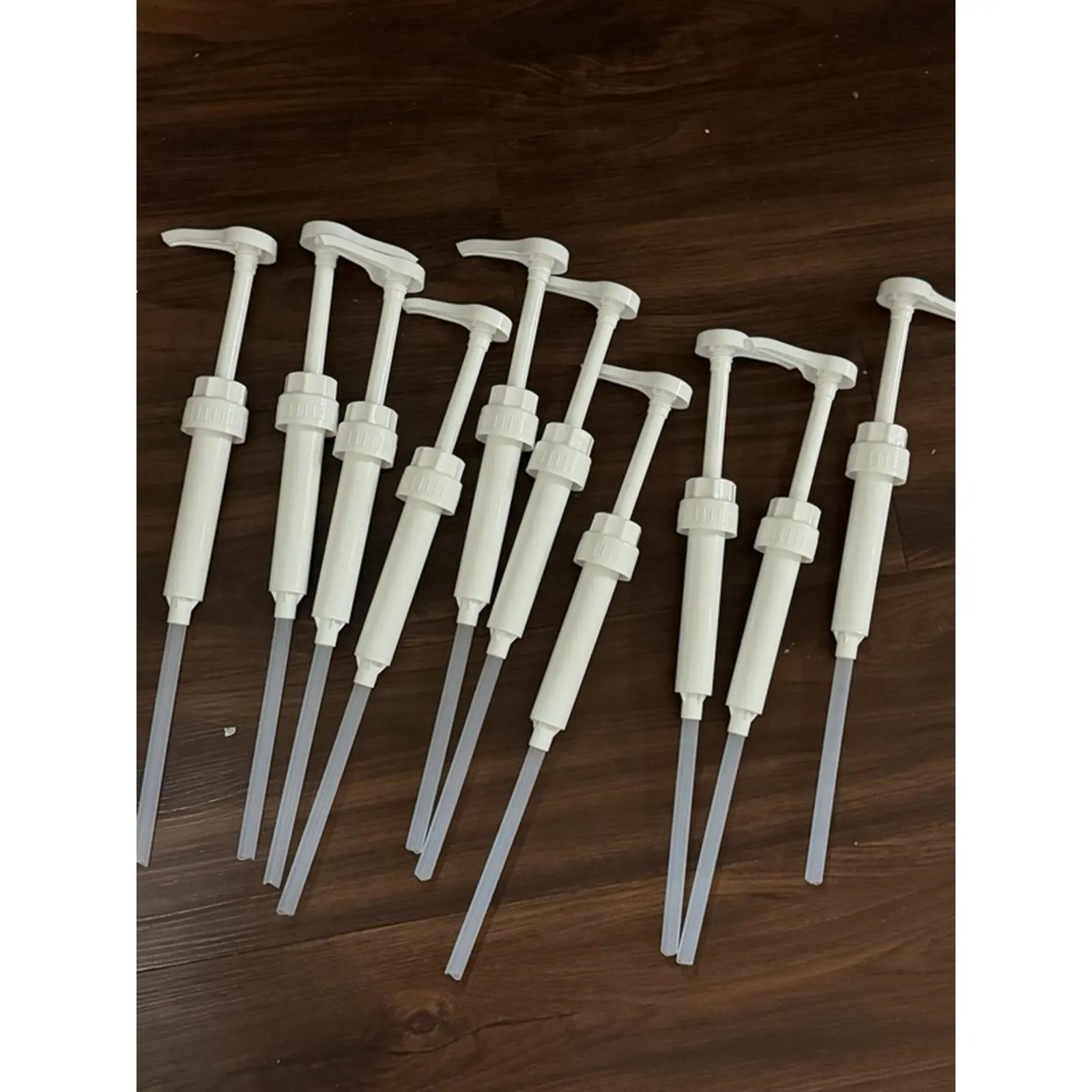 5 Gallon Detergent Pumps - White Plastic Dispenser for Liquid Soap and Cleaning Solutions