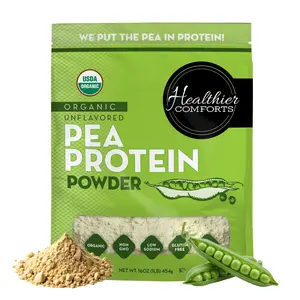 Organic Pea Protein Powder | Unflavored, Reduced Sodium