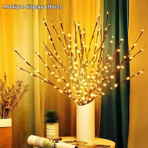 16-leds Lighting Branch Shaped Light, 1 Count Battery Powered Twig Light, Decorative Light for Home Party Wedding, Vanity Decor Accessories, Home Decor Ornament