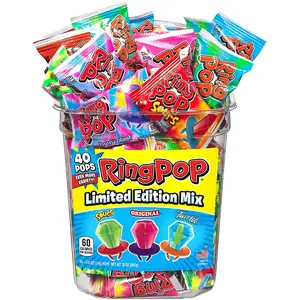 Bazooka Ring Pops Limited Edition Mix Variety Box, 40 ct.