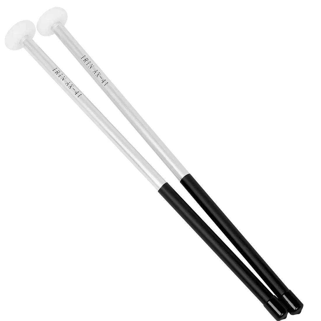 Irin Aluminum Alloy Handle Marching Drum Beater, Percussion Instrument Marching Timpani Mallets, Durable Design, Balanced Weight, Ideal for Music Enthusiasts