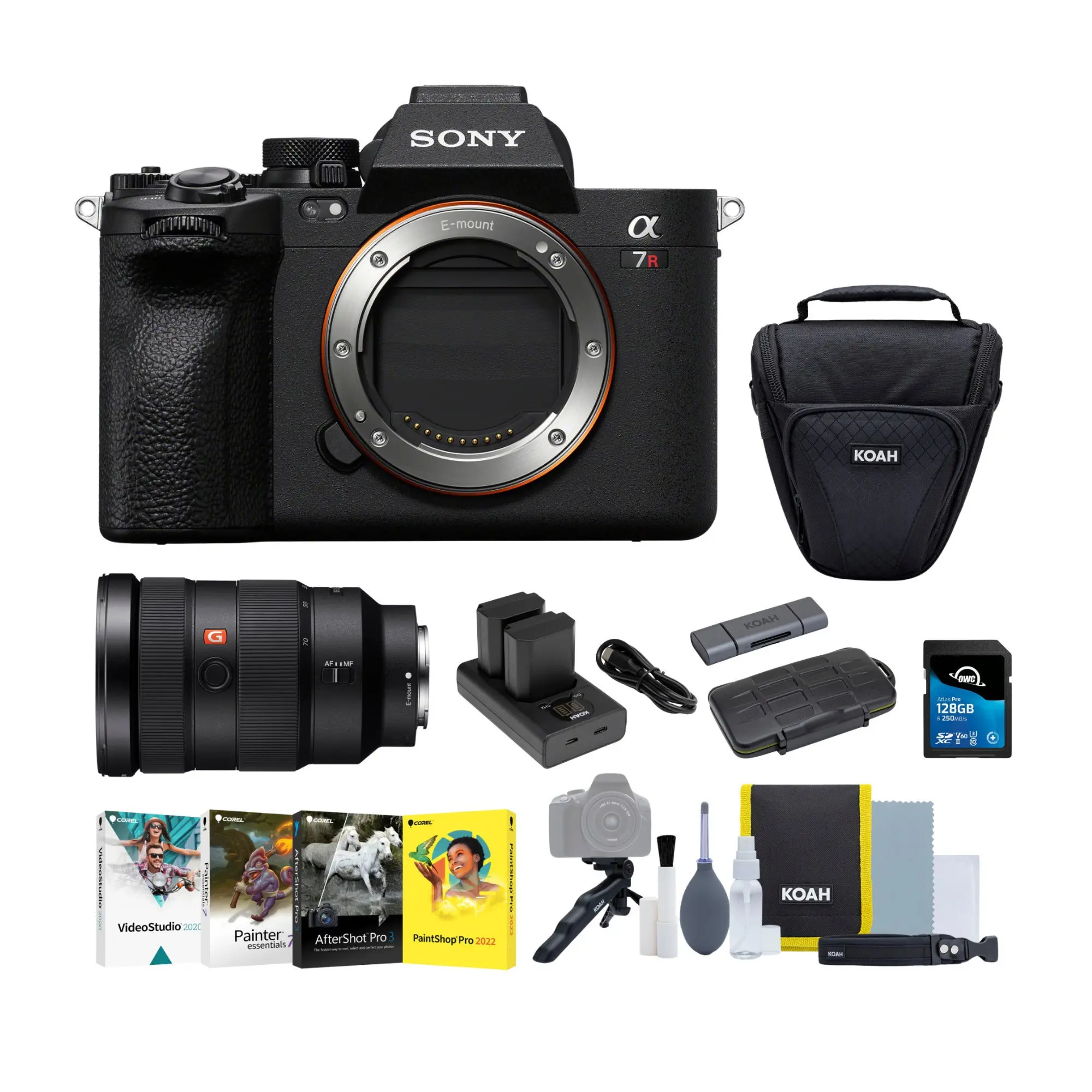Sony a7R V 61MP Full-Frame CMOS Mirrorless Camera Bundle with 24-70mm f/2.8 GM Lens
