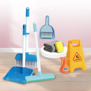 Kids Cleaning Toy Set, Cleaning Playset, Realistic Broom Mop Role Play Kit, Educational Pretend Play Gift Box for Children Aged 3+, Home Learning Fun