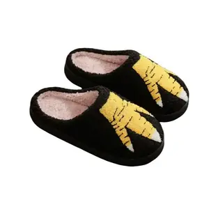 Funny Chicken Claw Slippers for Women & Men Cozy Fluffy Fuzzy House Slippers Non-Slip Warm Indoor Home Slippers with Unique Design