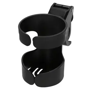 1 Pc Stroller Cup Holder – Universal baby stroller bottle and cup organizer. Multi-function drink holder for water bottles, baby bottles and cups, easy to attach, perfect travel accessory for daily outings.