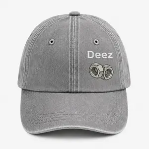 Graphic Trucker Hat, Funny Adjustable Snapback Cap for Men, Mechanic Worker Gift Hat with Nut Print