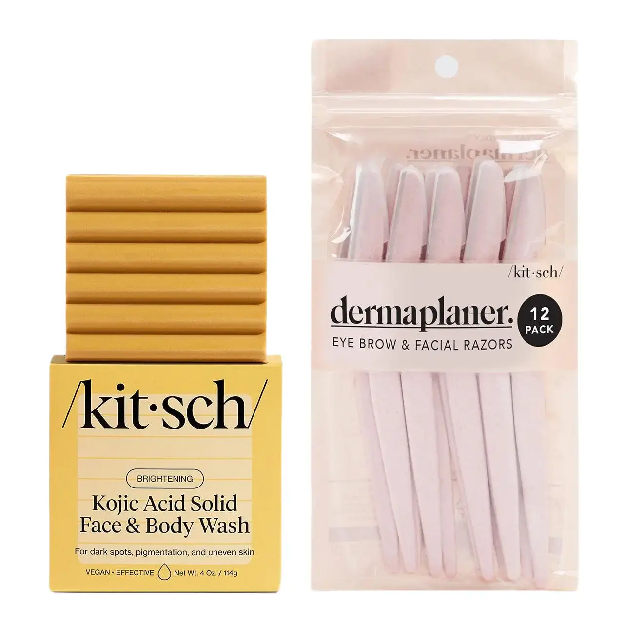 Kitsch Kojic Acid Face and Body Bar + FREE Eco-Friendly Dermaplaner Kitsch Kojic Acid Face and Body Bar + FREE Eco-Friendly Dermaplaner