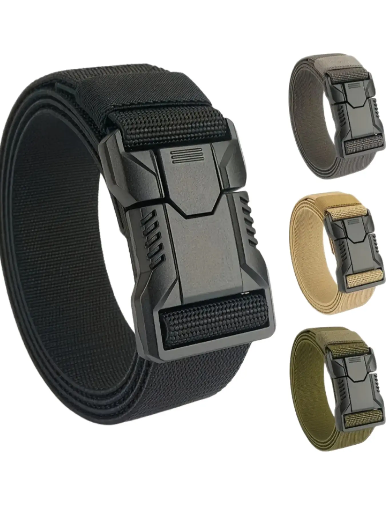 Multifunctional Durable Chunky belt with quick-release buckle, thickened nylon, breathable and ventilated, suitable for outdoor sports and casual wear, reversible, available in multiple colors, multifunctional belt | Sports-style belt | Reversible Belts