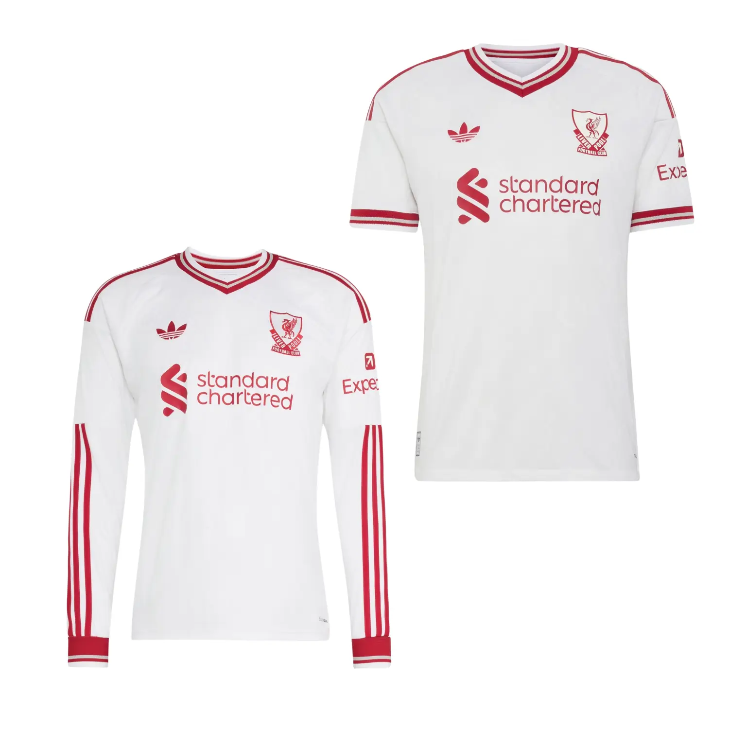 FULL LOGO White and Red Retro Soccer Jersey, English Northwest Football Shirt, Unisex Match Day Fan Top and Premium Training Sportswear for Men and Women