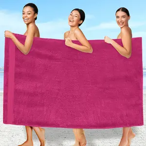 Mocassi 1 Piece Premium Turkish Cotton Oversized Bath Sheet Towel 40 x 80 Inch