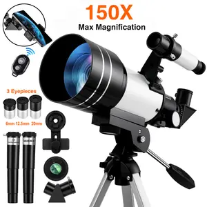 150x Telescope, Portable Astronomical Telescope, Perfect for Nature Viewing, Education, and Exploration, Powerful Telescope, Telescopes, Camping Essentials