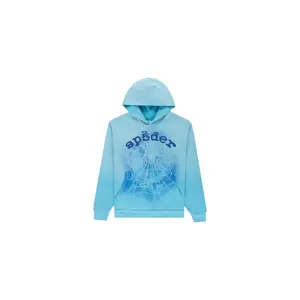 Sp5der OG Web V2 Spray Hoodie Light Blue (men) by StockX