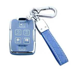 car bracket [For Chevy Tahoe Key Fob Case] Key Fob Cover Case for Chevy Silverado 1500 2500HD 3500HD Tahoe Suburban Colorado Canyon for GMC Sierra Yukon Accessories Shell Protector