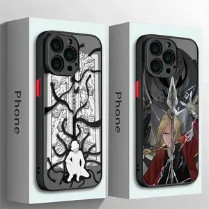 Anime Fullmetal Alchemist Phone Case For iPhone 17 16 15 14 13 12 11 Pro Max X XR XSMax  Plus Matte Transparent Back Cover