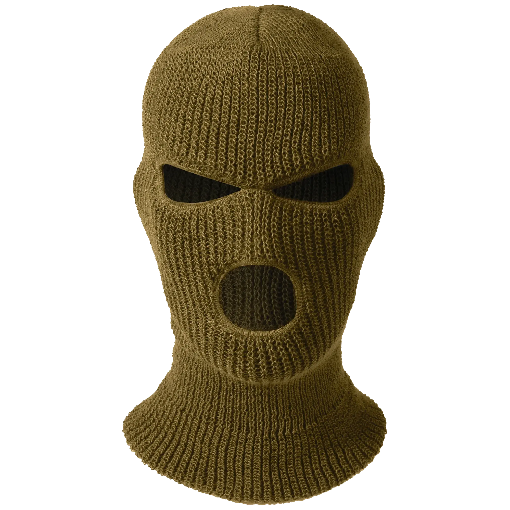 Rothco 3-Hole Acrylic Balaclava Face Mask - Coyote Brown, Cold Weather Tactical Gear, Made in USA, 5439