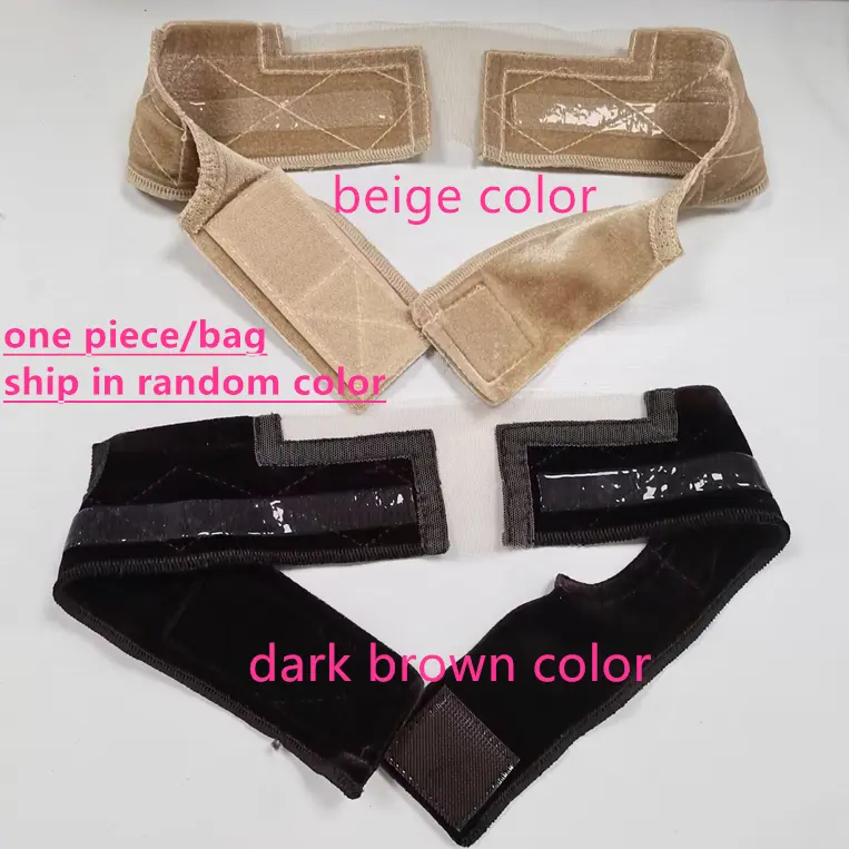 Msgem Hair Wig Grip Band Ajustable Wig Gripper With Ear-Cutouts Ajustable Non-Slip Off Band With Velcro. Comfortable Breathable Wig Grip Band Wig Tool Wig Install Kit All Wig Grip Band are shipped in random styles & designs #SummerWins#DealsForYouDays