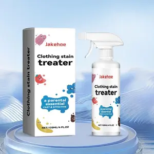 120ml Clothing Stain Removal Spray, Effective Stain Removal, Stain Treater, Gentle Cleanser for Oil Stains, Softens Fabrics, Ideal for Everyday Use, Household Cleaning Supplies, Cleaner Treatment Agent, Stain Remover