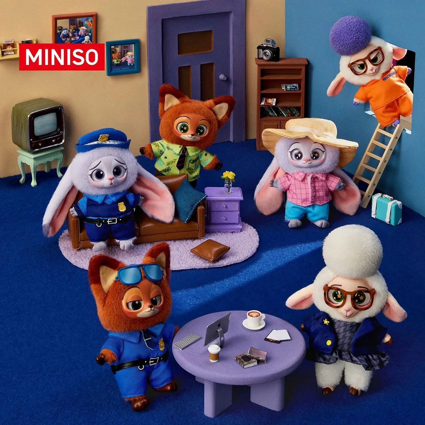 MINISO Disney Zootopia Character Plush Toys Blind Box – Cute Vinyl Plush Pendant, Surprise Collectible Set, Perfect for Zootopia Fans & Blind Box Enthusiasts #Summervibes, Back To School