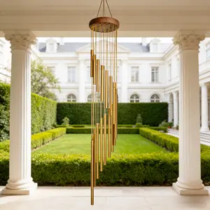 36-Inch Memorial Wind Chimes for Outside – Deep Tone Outdoor Windchimes with S-Hook, Sympathy Gift for Remembrance, Home & Garden Decoration