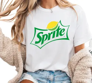 Sprite Graphic Tee_ Funny Soda Lover Unisex T-shirt Sweatshirt Hoodie New Design for Women Lady - Full Size Full Color Comfort Cotton