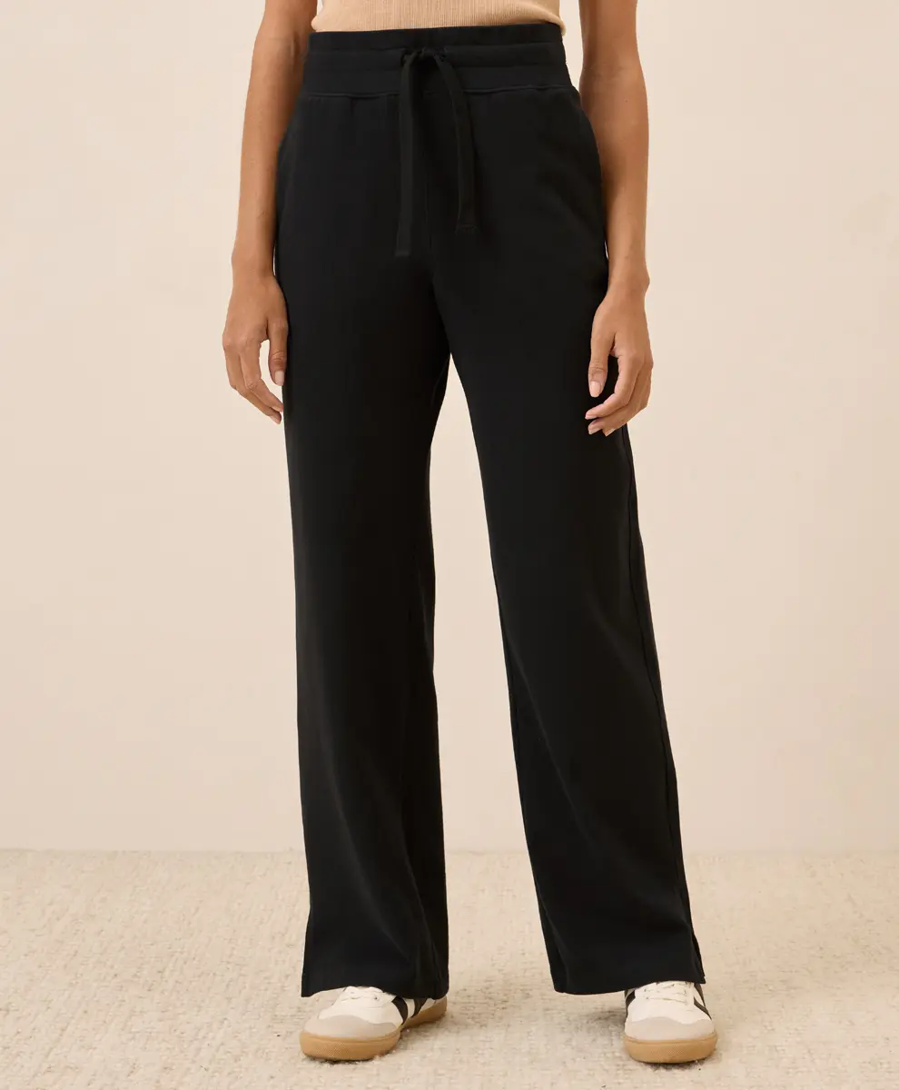 Women's Organic CloudKnit Wide Leg Pant